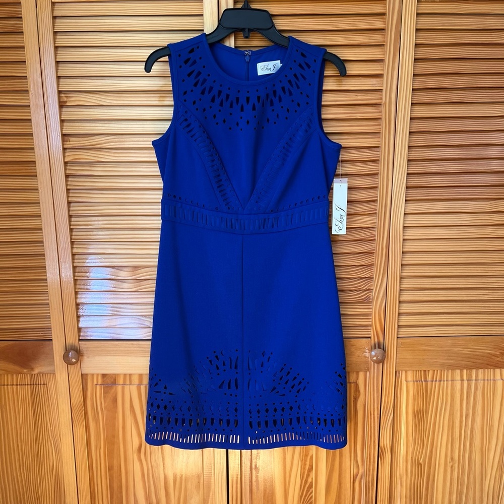 Electric blue Eliza J dress